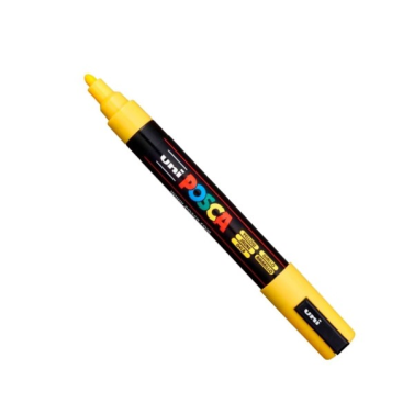 Caneta Posca Pc-5m Amarela Uniball