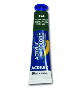 Tinta Acrilica 20ml 354 Terra Verde Acrilex