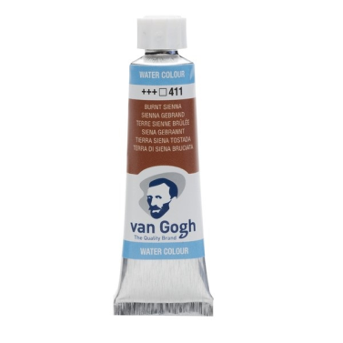 Aquarela Bisnaga 10ml 411 Burnt Sienna Van Gogh