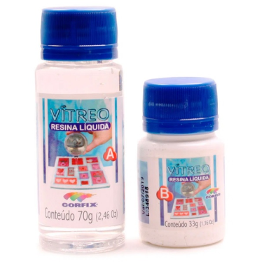 Resina Liquida Vitreo 70gr 189001-1 Corfix