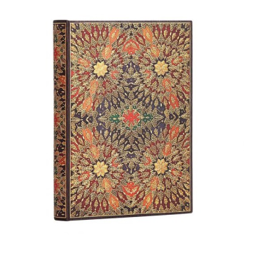 Caderno 14x18 Pautado Fire Flowers Midi FB5410-8 Paperblanks