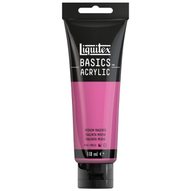 Tinta Acrilica Basics 118ml Magenta Medium 8870047 Liquitex