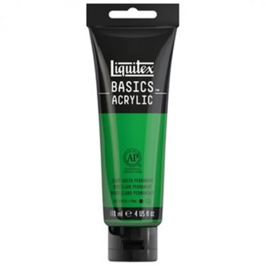 Tinta Acrilica Basics 118ml Green Light Permanent 8870024 Liquitex