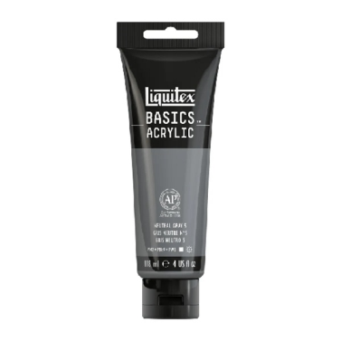 Tinta Acrilica Basics 118ml Grey Neutral Value 1046599 Liquitex