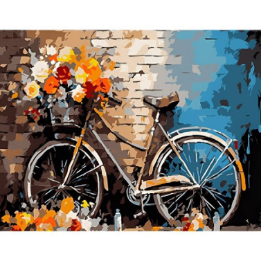 Tela Pintura Numerada 40x50 Amsterdan C3040-w8575 Sinoart